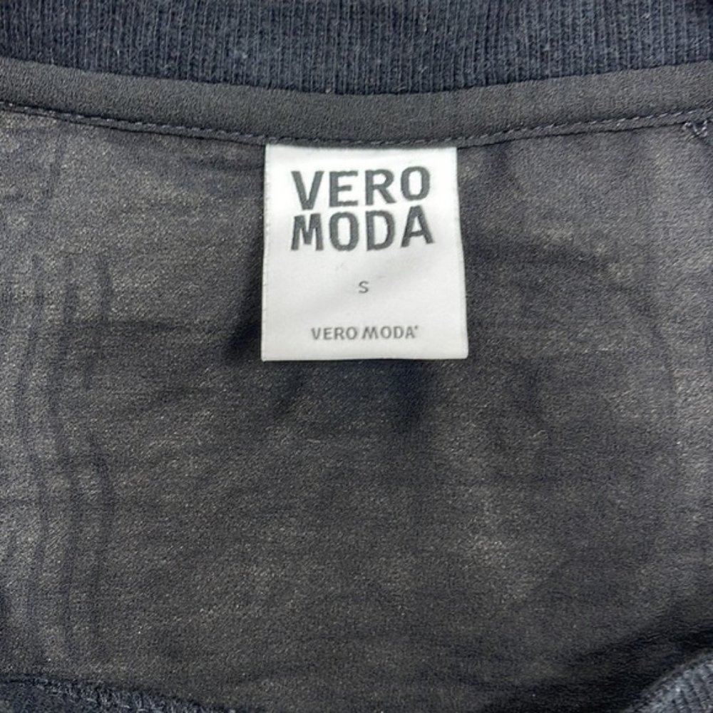 Vero moda short sleeved black blouse - Picture 3 of 3